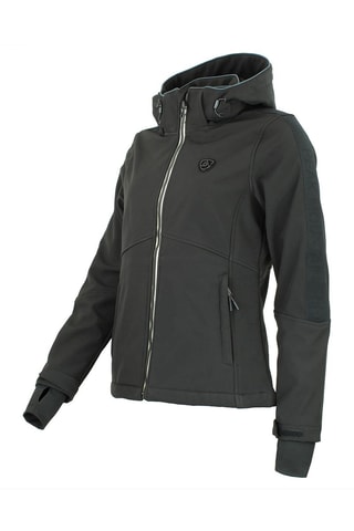 Jas met Capuchon Softshell Argan Zwart - Zwart