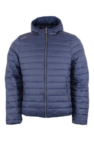 Dubbelzijdige Gewatteerde Jas Marineblauw - Blauw