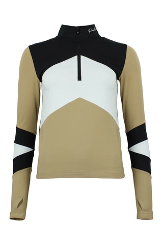 T-shirt Athos - Zwart - Wit, zwart en beige