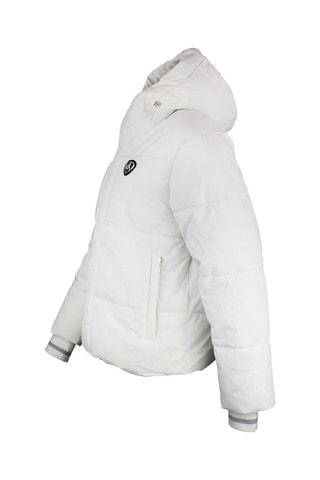 Gewatteerde Jas met Capuchon Achloe Ecru - Wit