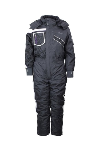 Jumpsuit met Capuchon Ecombo - Zwart - Wit en zwart