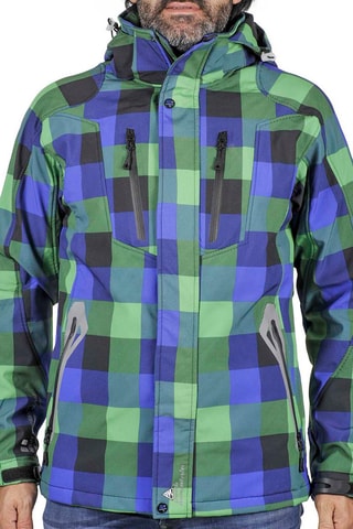 Jack met Capuchon Cina Peak Mountain - Geel en Grijs - Blauw