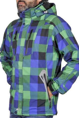 Jack met Capuchon Cina Peak Mountain - Geel en Grijs - Blauw