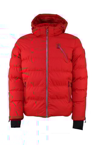 Gewatteerde Jas met Capuchon Cares Rood - Rood