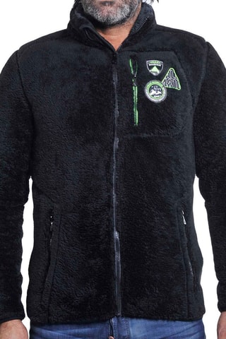 Fleece Jasje Cavian Lichtgrijs - Zwart