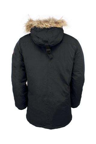 Parka met Capuchon Cogan Nachtblauw - Zwart