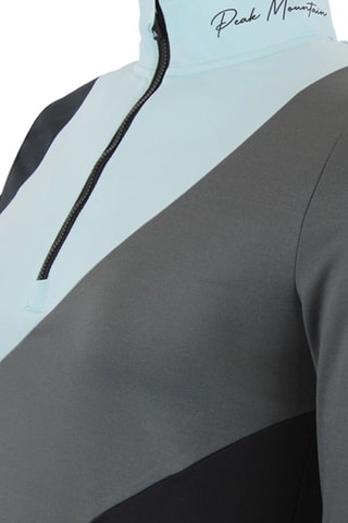 T-shirt Aramis - Wit en Zwart - Zwart en blauw