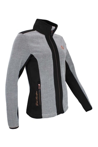 Fleece Jasje Adagio Zwart en Wit - Zwart