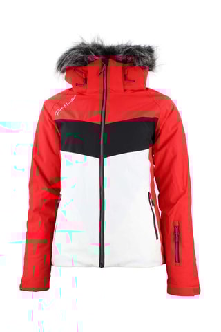 Ski-jack Afidol Rood en Zwart - Rood