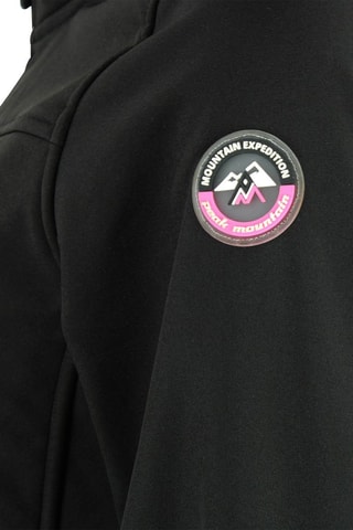 Jas met Capuchon Softshell Aclaudio Zwart - Zwart