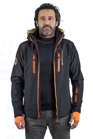 Jack met Capuchon Casada Peak Mountain - Zwart - Zwart