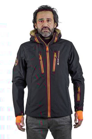 Jack met Capuchon Casada Peak Mountain - Zwart - Zwart