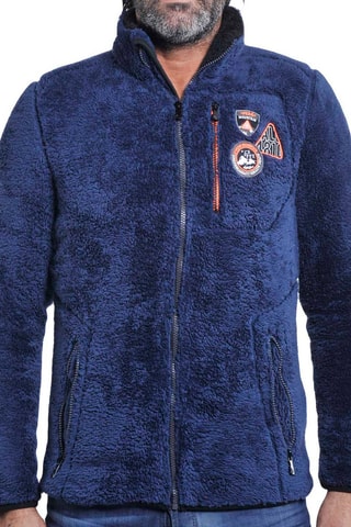 Fleece Jasje Cavian Lichtgrijs - Blauw