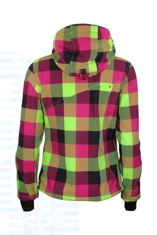 Jack Softshell Aveny - Groen  - Zwart, groen en roze