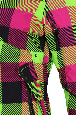 Jack Softshell Aveny - Groen  - Zwart, groen en roze