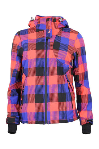 Jack Softshell Aveny - Groen  - Zwart, rood en blauw