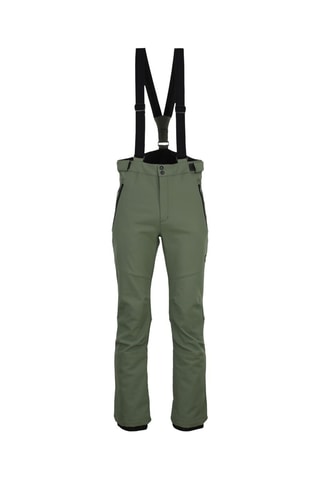 Skibroek Softshell Ceprim - Kobaltblauw en Zwart - Zwart en groen