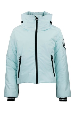 Gewatteerde Jas met Capuchon Ally - Hemelsblauw - Wit en blauw