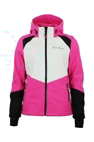 Jack met Capuchon Softshell Ametis  Fuchsia - Fuchsia
