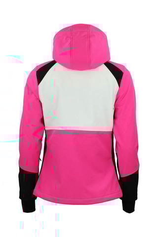 Jack met Capuchon Softshell Ametis  Fuchsia - Fuchsia