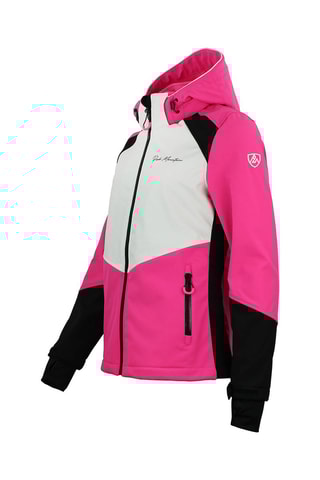 Jack met Capuchon Softshell Ametis  Fuchsia - Fuchsia