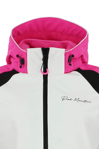 Jack met Capuchon Softshell Ametis  Fuchsia - Fuchsia