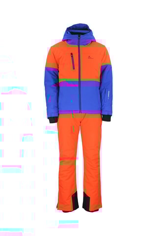 Jasje met Capuchon en Broek - Oranje - Blauw en oranje