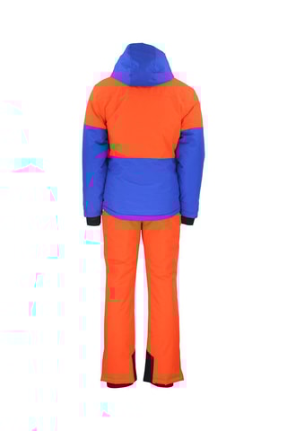 Jasje met Capuchon en Broek - Oranje - Blauw en oranje
