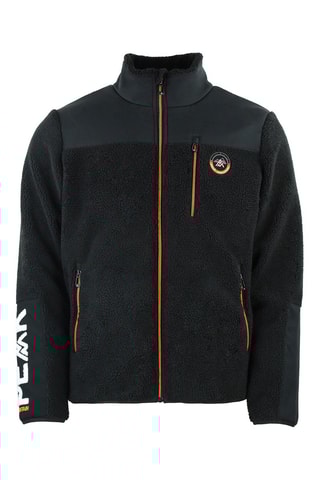 Fleece Jasje Caforn - Zwart - Oranje en zwart