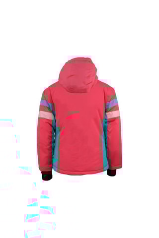 Jasje met Capuchon en Skibroek Fancel - Koraalrood en Turquoise - Roze
