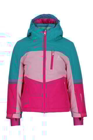 Jasje met Capuchon en Broek - Turquoise en roze - Blauw en roze