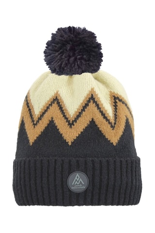 Muts met Pompon Mission - Kaki - Geel en bruin