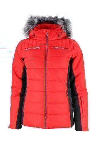 Ski-jasje met Capuchon Asalpi Rood en Zwart - Rood