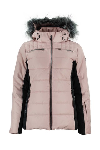 Ski-jasje met Capuchon Asalpi Rood en Zwart - Roze