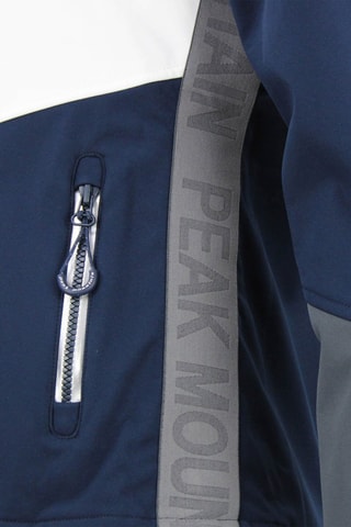 Jack met Capuchon Softshell Ametis  Nachtblauw - Blauw