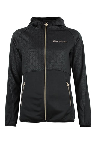 Fleece Jasje met Capuchon Amon Zwart - Zwart