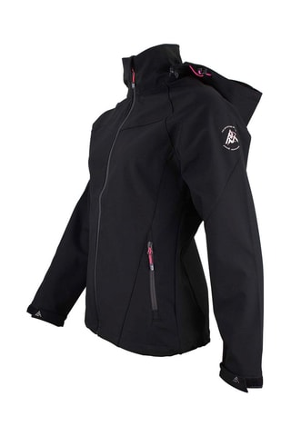 Softshell Jasje met Capuchon Acelsior Zwart - Zwart