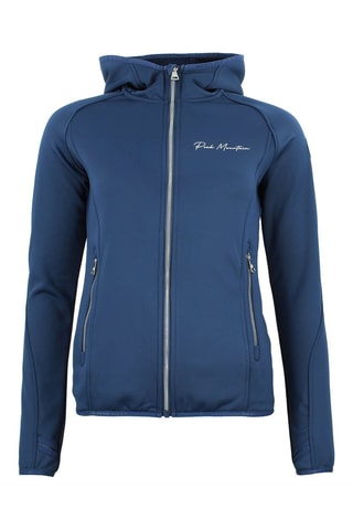 Fleece Jasje met Capuchon Acampo Marineblauw - Blauw