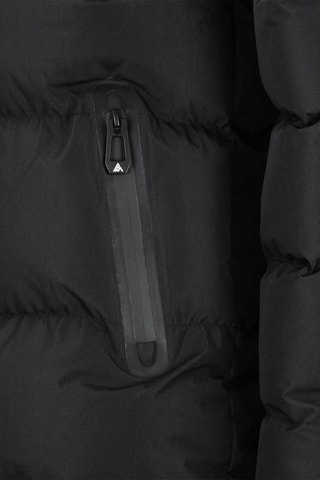 Gewatteerde Jas met Capuchon Cerulis Zwart - Zwart