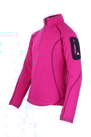Fleece Sweater Facerun Fuchsia - Roze