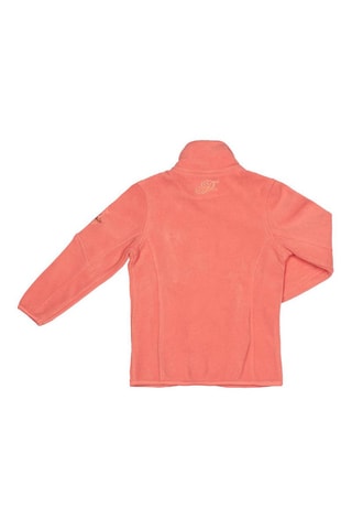 Fleece Sweater Facalon Koraalrood - Zwart en wit