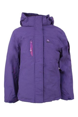 Parka met Capuchon Fadika   - Turquoise - Roze