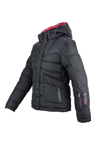 Gewatteerde Jas met Capuchon Ganecy Zwart - Zwart