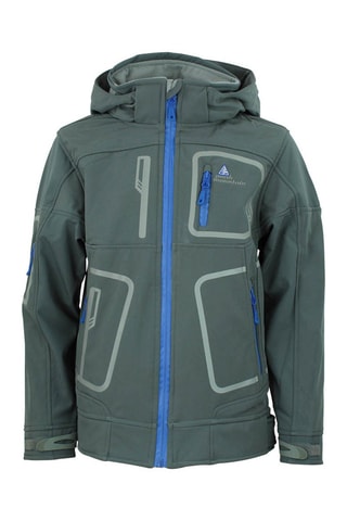 Softshell Jasje Ecoftibi Donkergrijs - Grijs