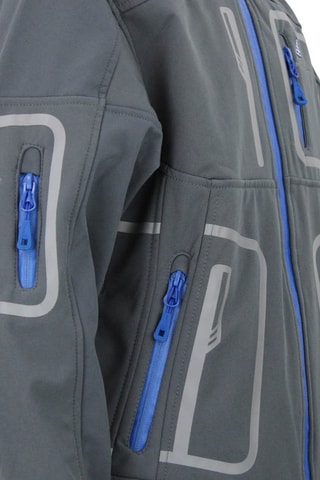 Softshell Jasje Ecoftibi Donkergrijs - Grijs