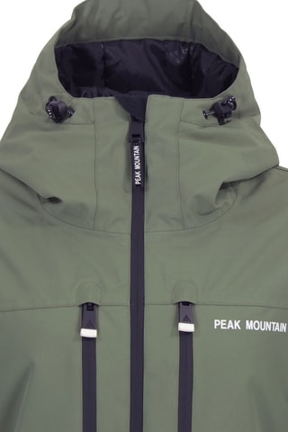 Gewatteerde Jas met Capuchon Acesna - Kaki - Groen en grijs