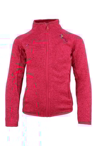 Fleece Sweater Fatorm Gemêleerd Limoengroen - Rood