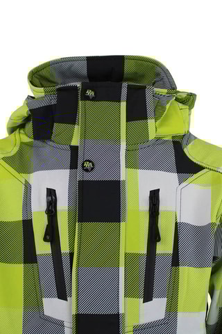 Softshell Jasje Ecina Zwart - Groen