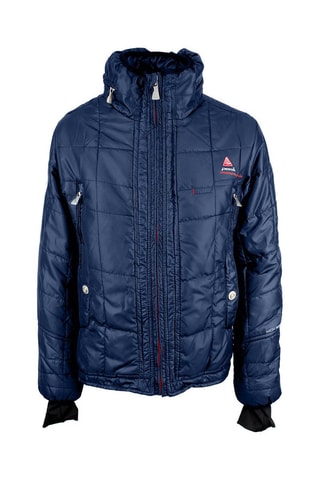 Gewatteerde Jas Ecapa Marineblauw - Blauw