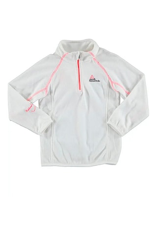 Fleece Sweater Fafine   - Geel - Wit